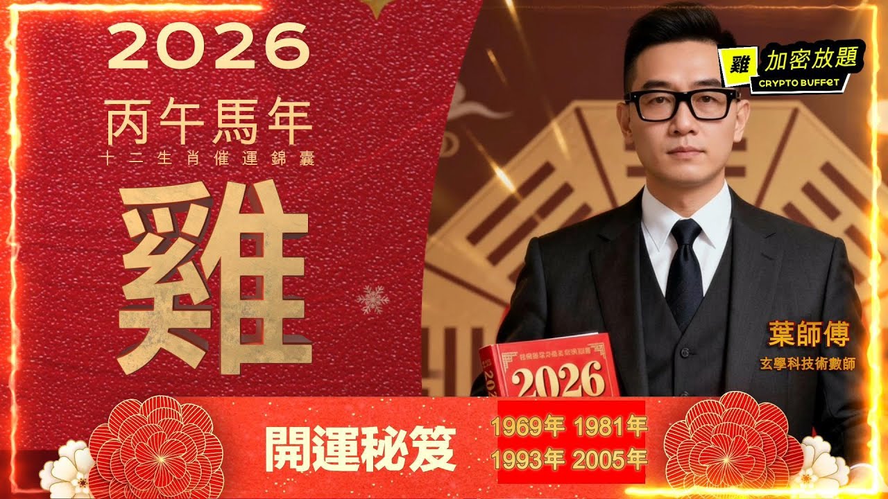 2026丙午馬年 最強生肖開運秘笈 ｜  屬雞開運秘笈 ｜最旺生肖#馬年運程 #12生肖  #肖雞 #屬雞  #2026屬雞生肖運程  #最勁生肖運程  #馬年開運錦囊 #廣東話十二生肖 #粵語