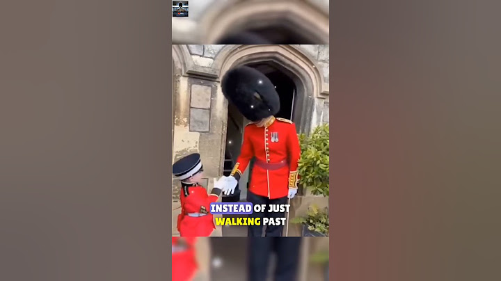 A Little Boy’s Salute Wins the Heart of the Royal Guard