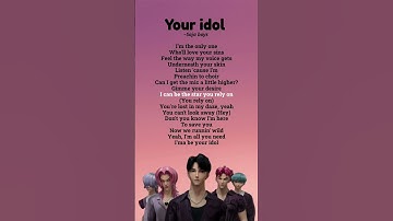 Thumbnail of Your idol - Saja boys (lyrics) #kpop #demon #hunter #viral #song #lyrics #trending