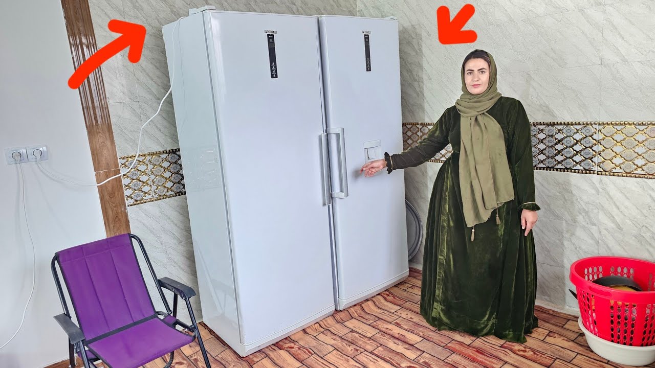 Parisa's happiness over buying a refrigerator and hope for the future