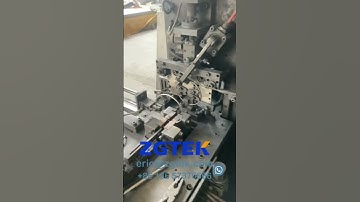 This first version of automatic ring making and welding machine, has been running for 13 years