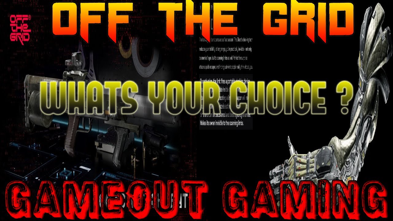 Off The Grid Gameplay | What do you prefer guns or cyberlimbs | GAMEOUT GAMING