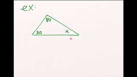 Triangle Angle Sum Theorem