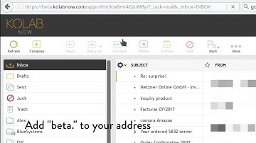 Kolab Now Beta and How to activate 3-column layout