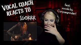 Voice Teacher/Metal Vocalist reacts to Igorrrr "Parpaing" feat. Corpsegrinder (Cannibal Corpse)