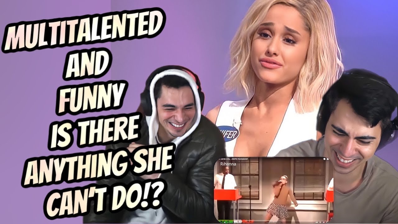 Ариана Гранде пародирует знаменитостей!! (Реакция)