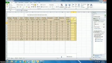 Screen cast for excel project