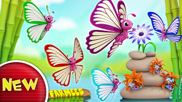 Butterfly Finger Family | Nursery Rhymes | Kids Songs | Baby Rhymes by Farmees