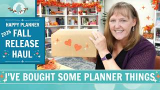 Happy Planner 2026 Fall Release Unboxing | Obsessing Over the Seasonal Sidewalks collection!