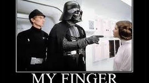 Darth Vader being a jerk :-)