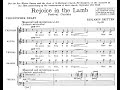 Capture de la vidéo Benjamin Britten - Rejoice In The Lamb (Score Video)