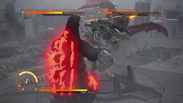 GODZILLA PS4: Burning Godzilla vs Destroyah and Kiryu