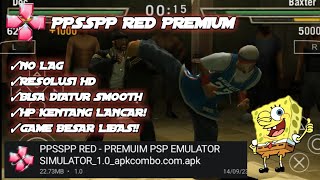 DOWNLOAD PPSSPP RED PREMIUM NO SETTING || PPSSPP RED PREMIUM