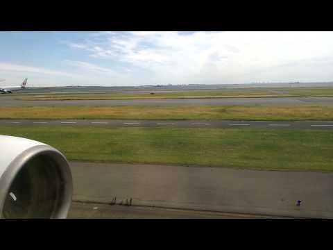 タイムラプス 全日空 ANA242便 羽田着陸