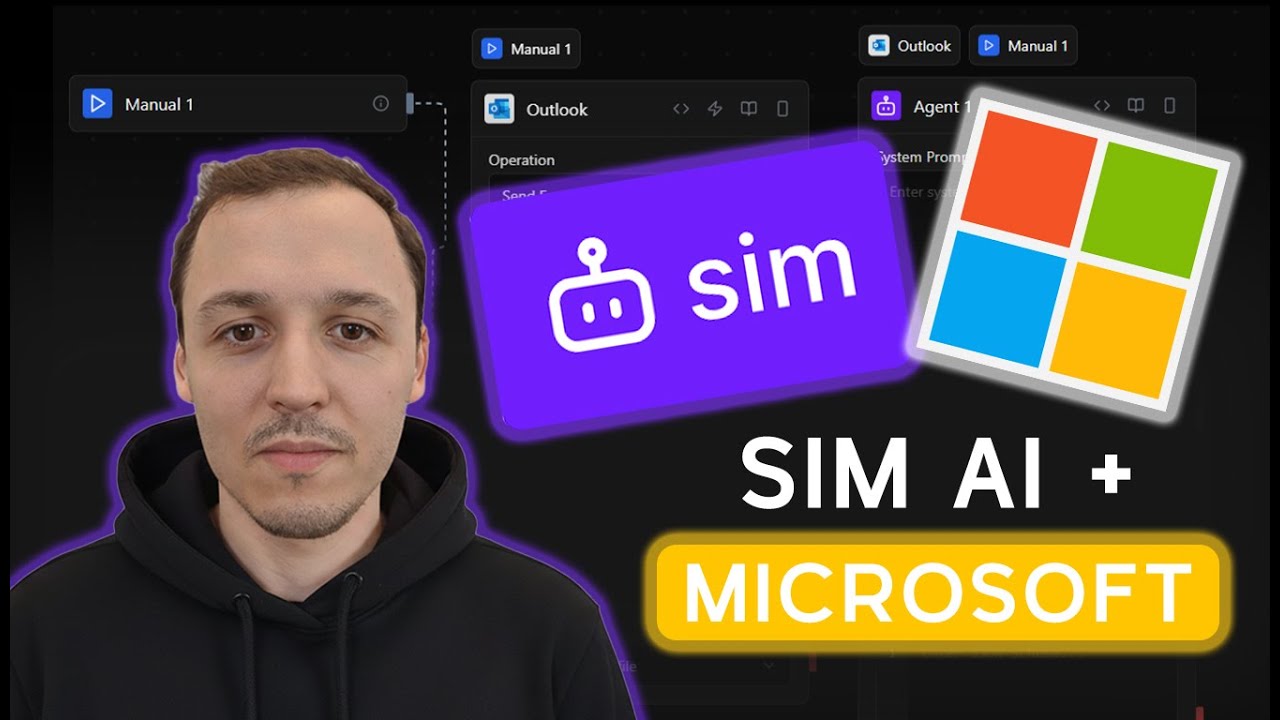 SIM AI + Microsoft via Zapier Integration