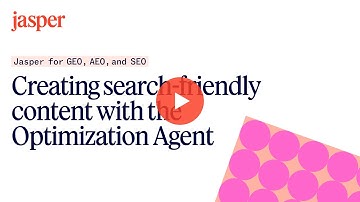 Scaling SEO/AEO/GEO Content with Jasper