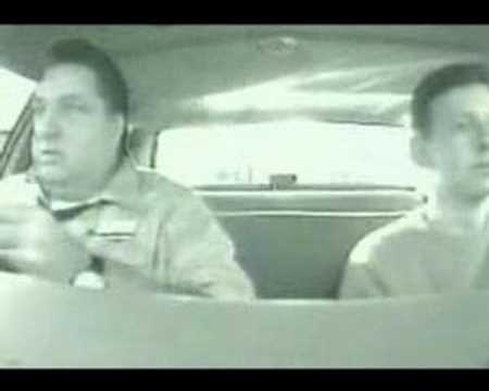 Driving instructor has a bad day