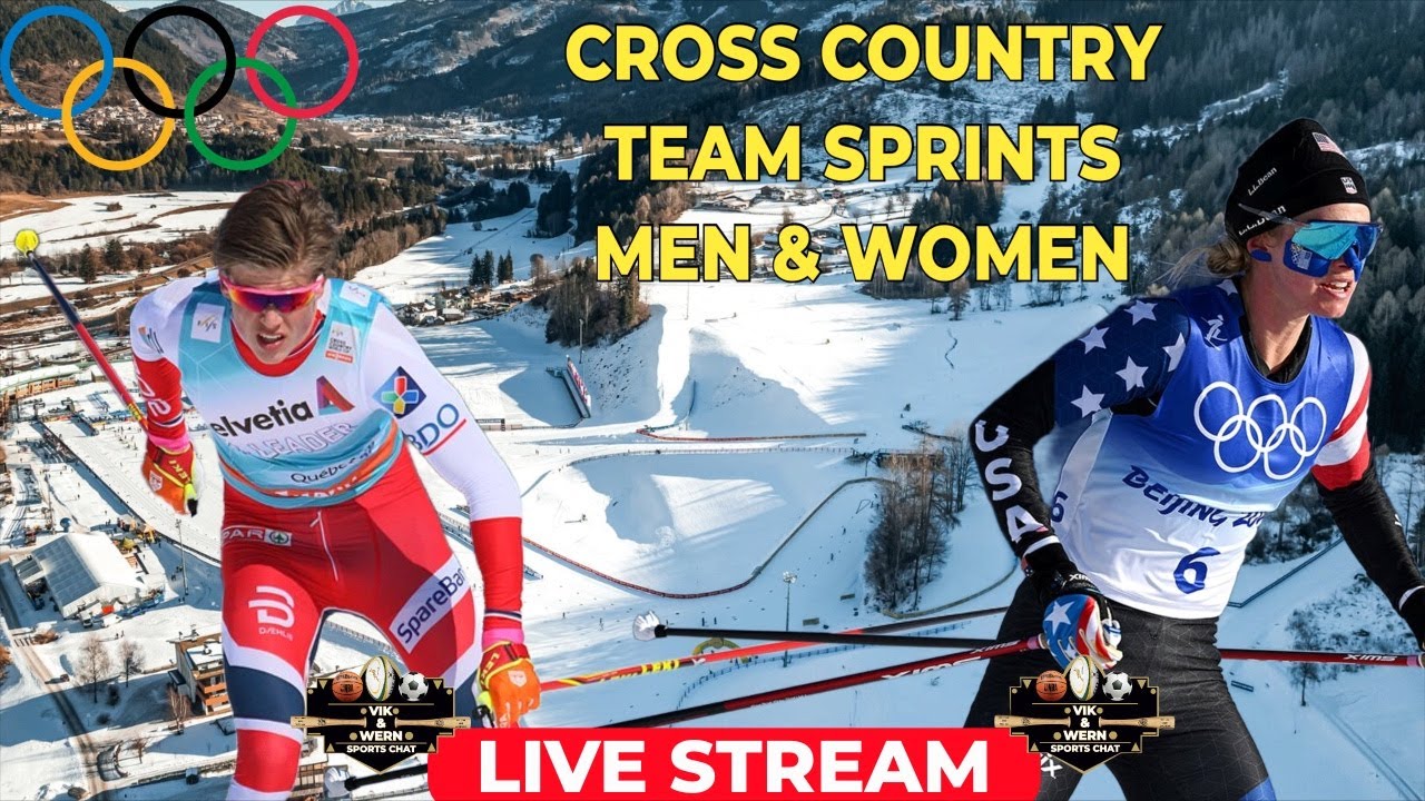 Live Olympic Cross Country Skiing: Men & Women's Team Sprint Finals!