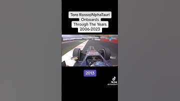 Toro Rosso/AlphaTauri Onboards Through The Years 2006-2023