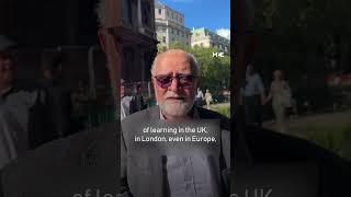 Azzam Tamimi prevented from entering King’s College Gaza solidarity encampment in London