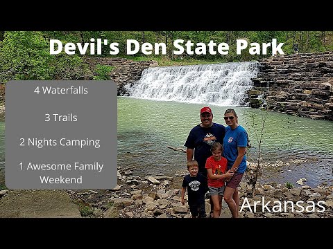 Camping at Devil's Den State Park, Arkansas, Hiking Devil's Den Trail ...
