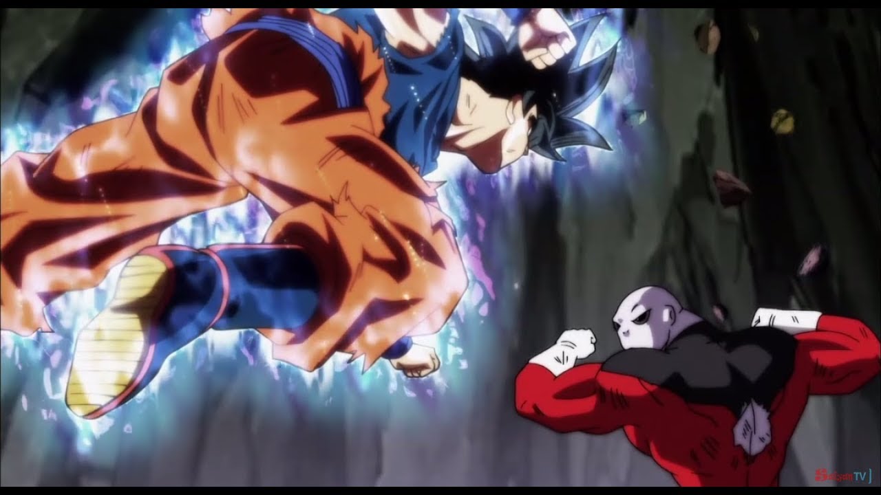 The Final Battle Starts Goku Vs Jiren Jiren Blasts Ui Goku Youtube