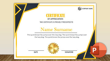 How to Create a Certificate of Appreciation in Microsoft PowerPoint