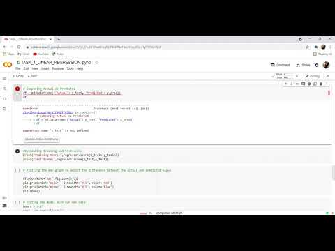 TASK 1 LINEAR REGRESSION ipynb   Colaboratory   Google Chrome 2021 07 20 08 22 12