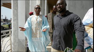 TABASKI :  Youssou Ndour à la mosquée Massalikoul Jinaan