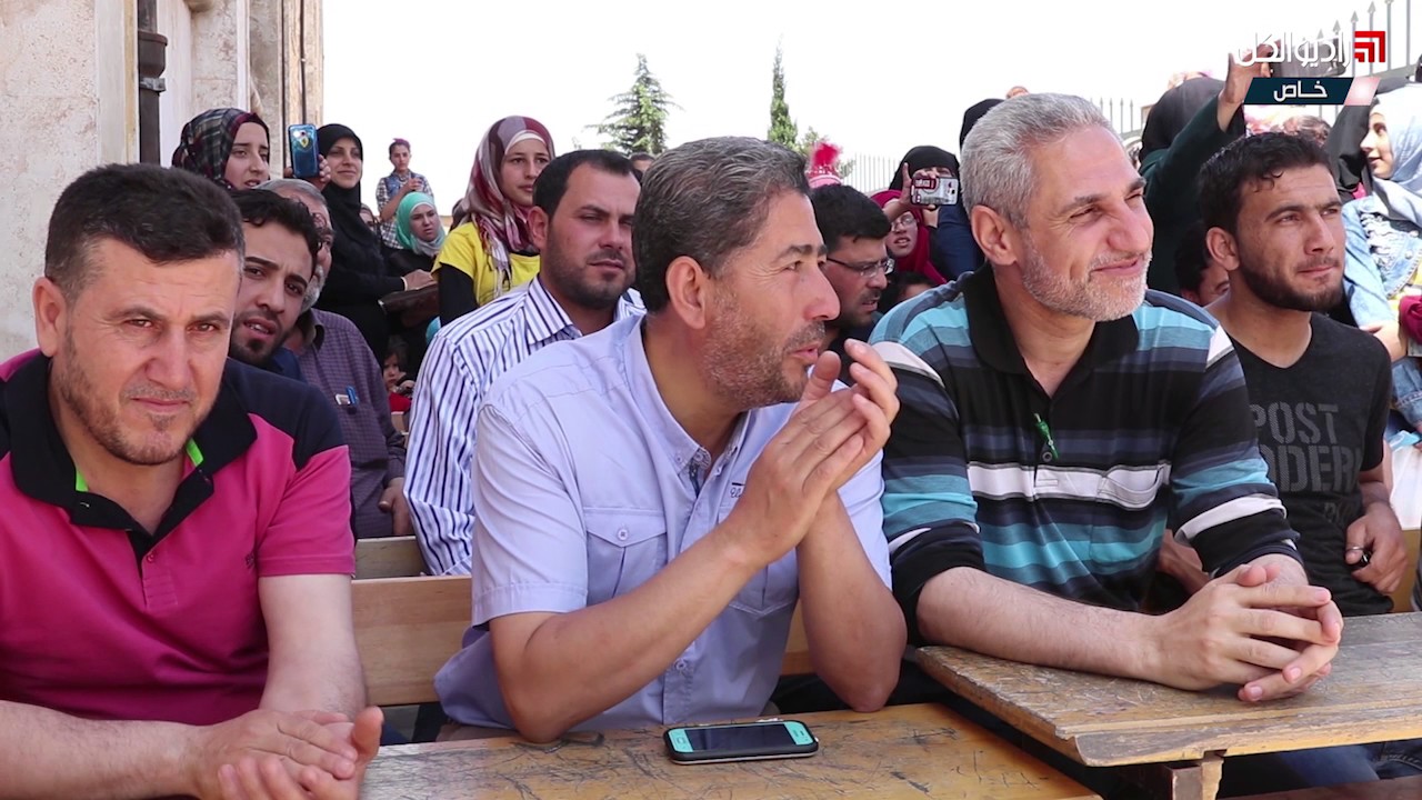 حفل تكريمي سنوي للطلاب والطالبات المتفوقين في مدرسة ذات النطاقين بمدينة إعزاز بريف حلب الشمالي.