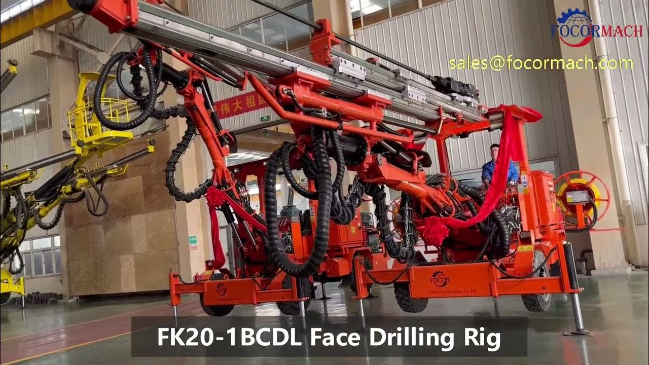 FK20 1BCDL Face Drilling rig YouTube