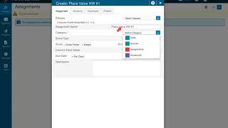 Creating Assignments in PowerTeacher Pro