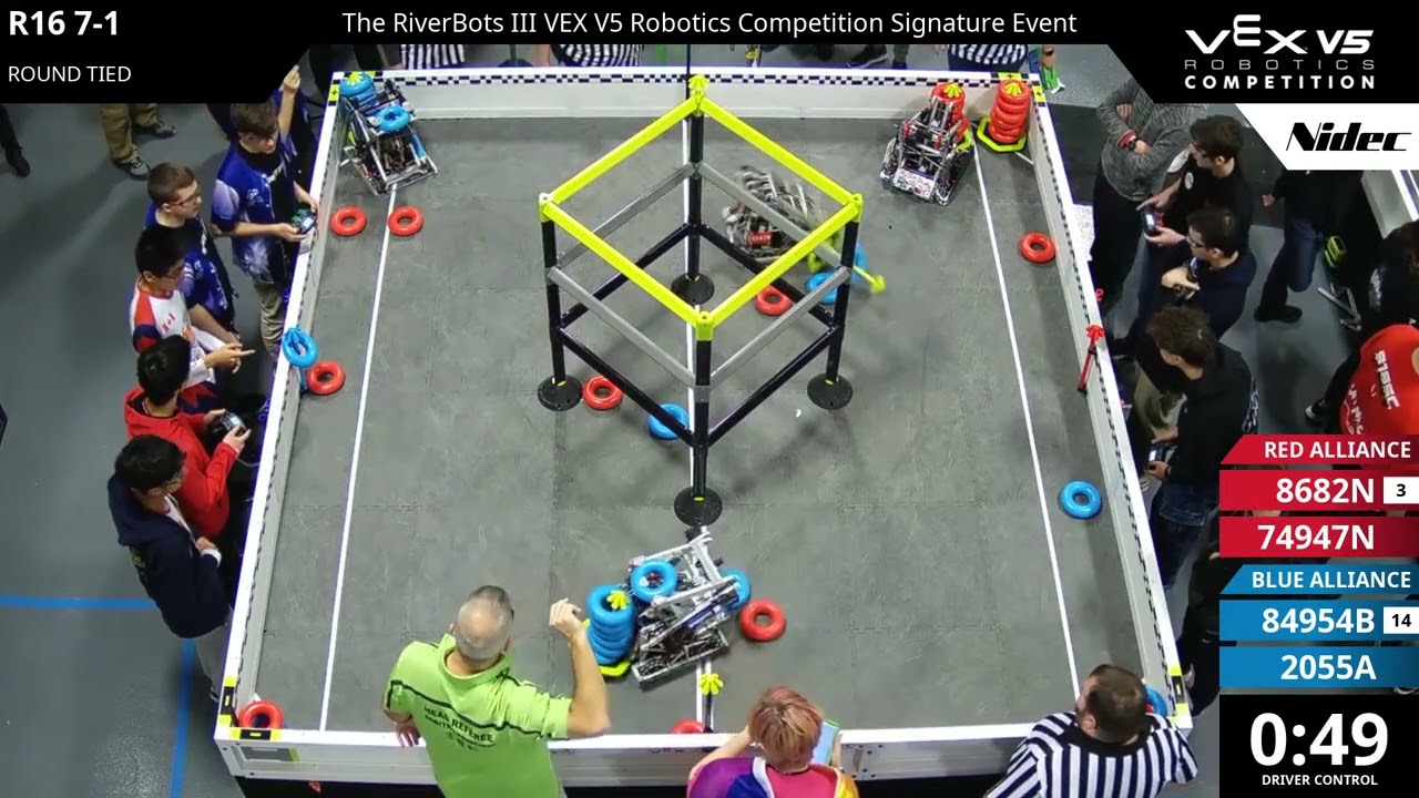 Riverbots III Sig - Winchester - R16 #7-1 - 8682N & 74947N vs 84954B & 2055A - Auton + Driver