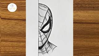 How to Draw Spider-Man for beginners || Drawing tutorial for beginners || Spiderman Drawing Tutorial