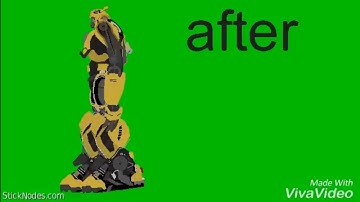 Stick nodes transformers bumblebee before and after 16