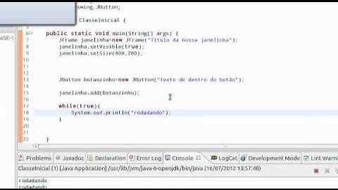 Java Básico 08 - introdução a interface gráfica com swing