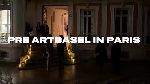 Pre #artbasel in #paris 2025