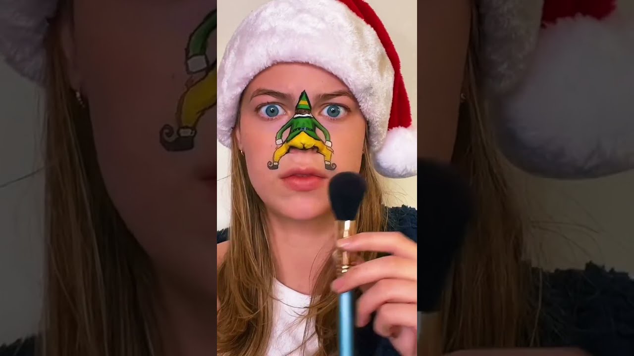 30 CHRISTMAS MAKEUP LOOKS IN 20 SECONDS Crazy Ending Shorts