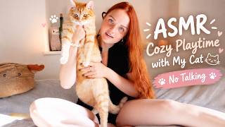 ASMR Cozy Playtime with My Cat 🐈 | No Talking ⭐