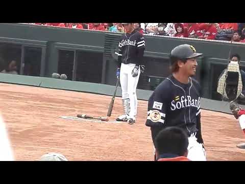 2017年3月26日　マツダスタジアム　福岡ソフトバンクホークス松田選手｢ワンダホー！｣