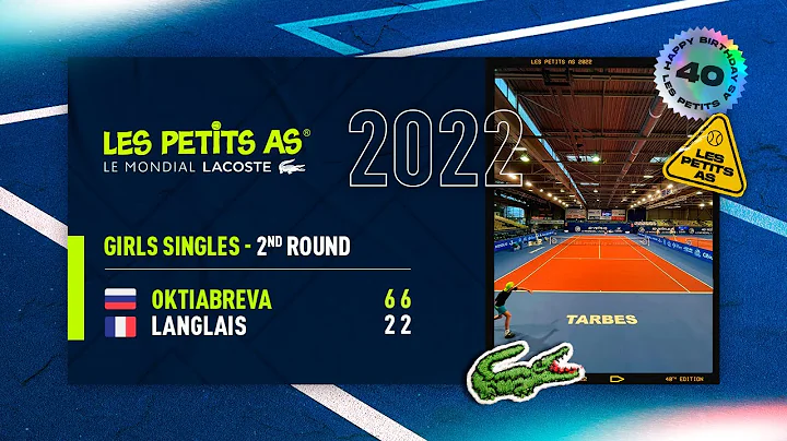 Les Petits As 2022 | Girls 2nd Round | Cindy Langlais vs. Alisa Oktiabreva