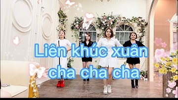 Liên Khúc xuân cha cha/ bản mới/ ít động tác tay nhảy đẹp❤️❤️