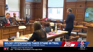 Closing arguments expected in trial of Kelsey Fitzsimmons