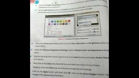 Class 4 Subject - Computer  Chapter - 2 Part second GUI operating system - Desktop Management