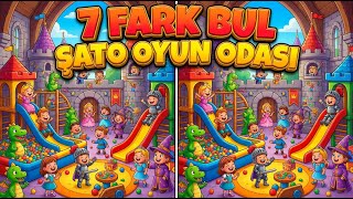 🧸 Şato Oyun Odasında 7 Farkı Bul! Eğlenceli Zeka Oyunu! 🎲 Çocuklar İçin screenshot 5
