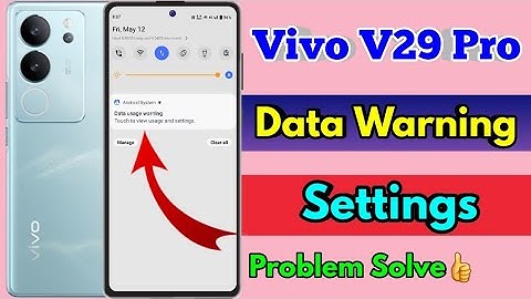 how to off data warning in vivo v29 pro, vivo v29 pro data warning problem