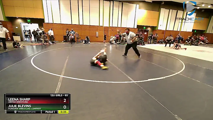 12U Girls 65 Leena Sharp Uintah Wrestling Vs Julie...