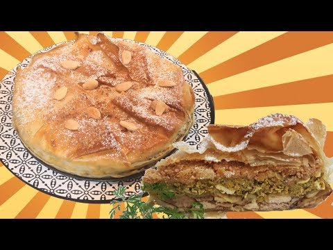 Moroccan Chicken Pastilla #MoroccanCuisine #WorldRecipes