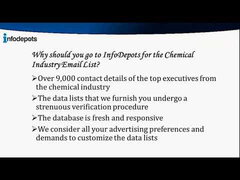 Best Chemical Industry Email List providers