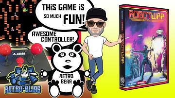 RobotWar 2684 Game Unboxing and Review - An Atari 2600 Homebrew